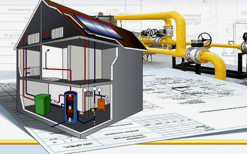 Проектирование и согласование внутренних газовых сетей
